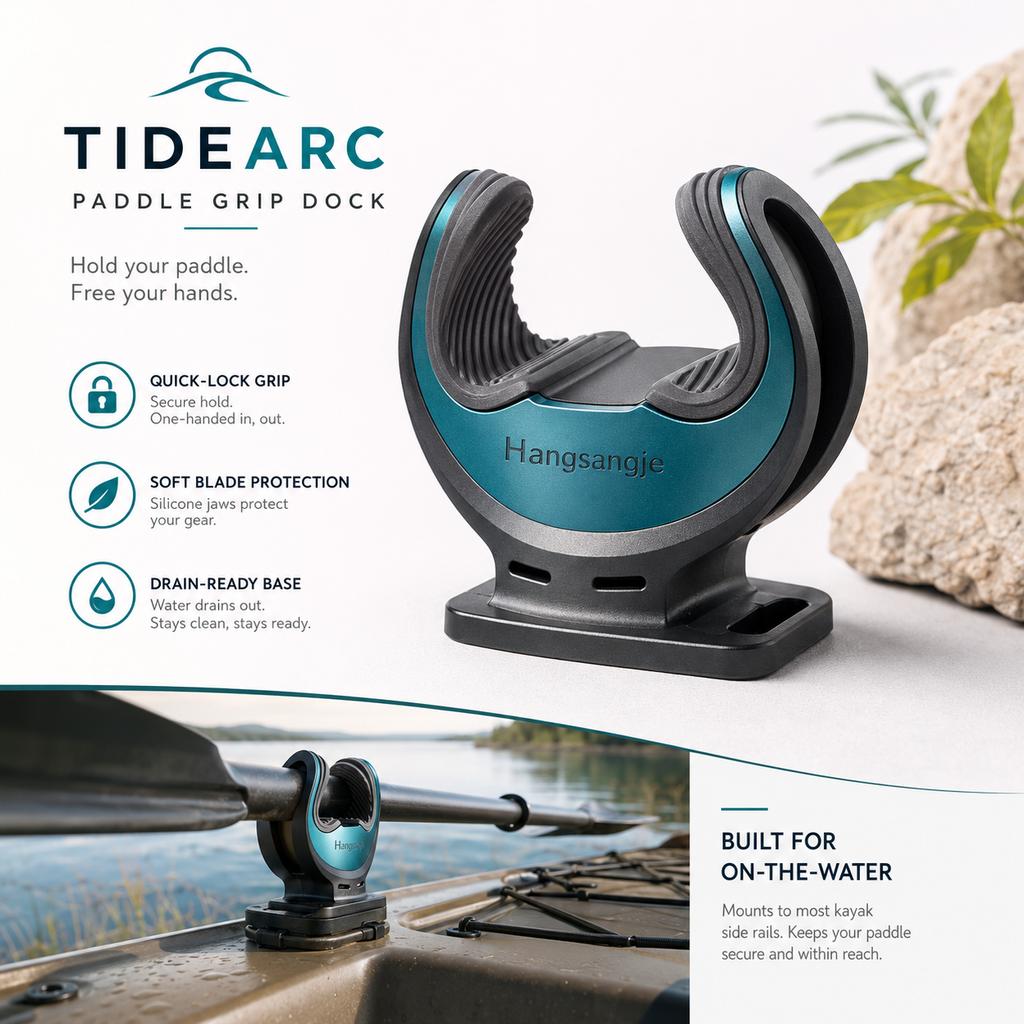 Velmirt™ TideArc Paddle Grip Dock