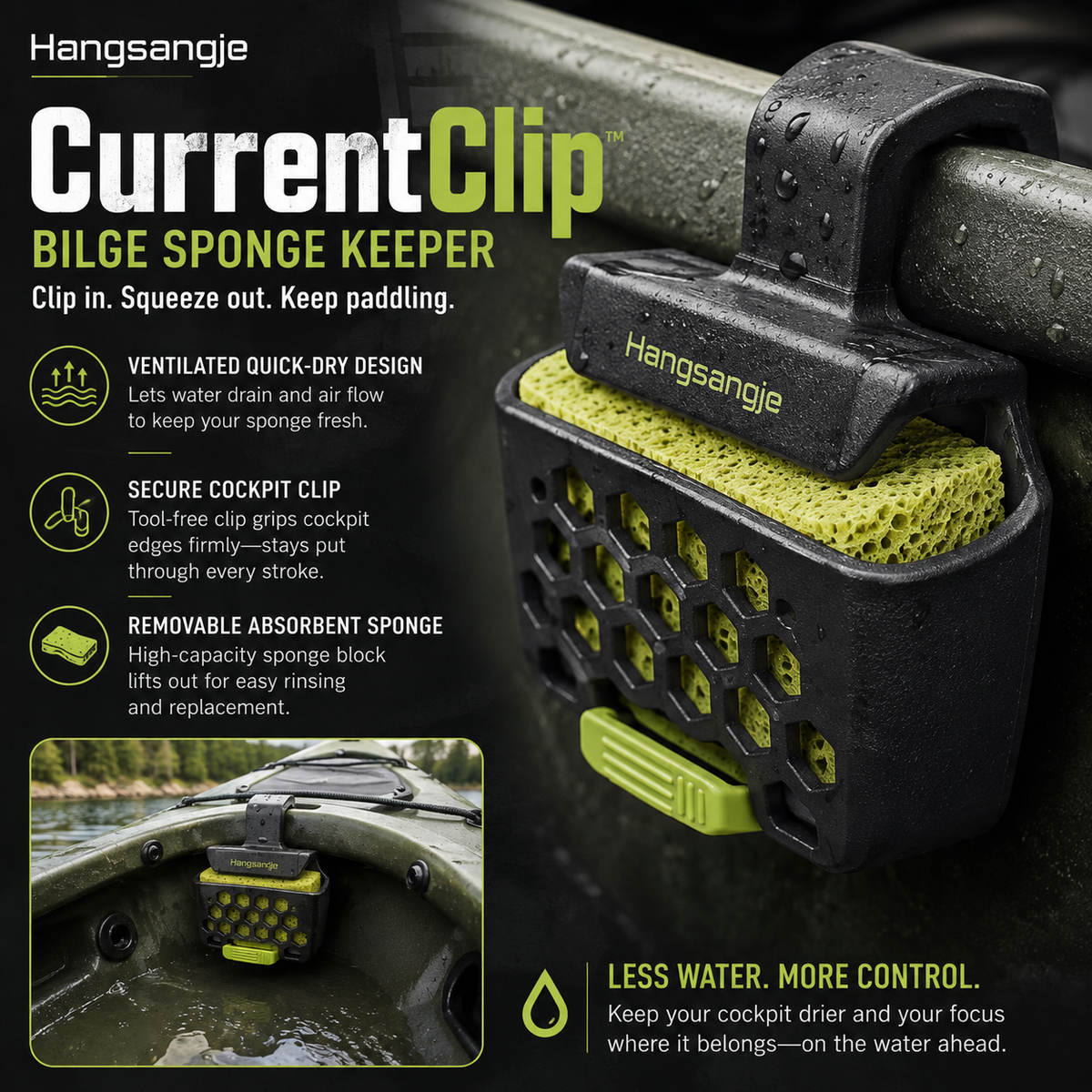 Velmirt™ CurrentClip Bilge Sponge Keeper