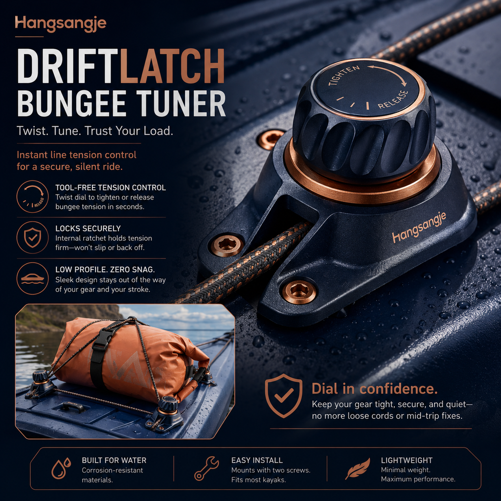 Velmirt™ DriftLatch Deck Bungee Tuner