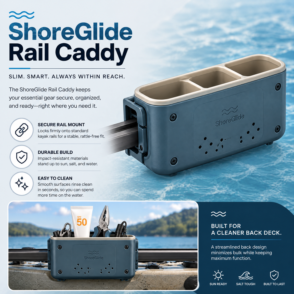Velmirt™ ShoreGlide Rail Caddy