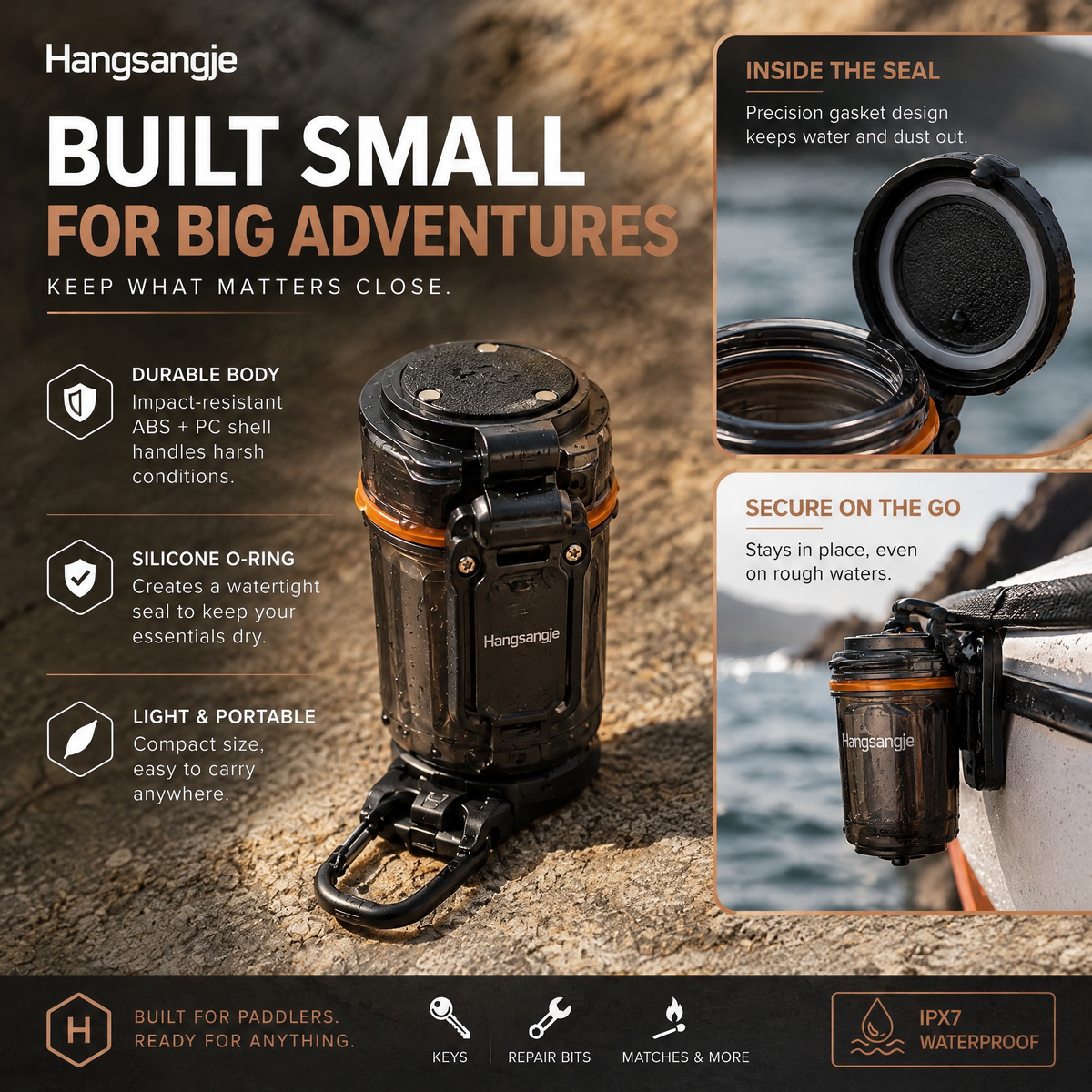 Velmirt™ RippleNest Compact Gear Capsule